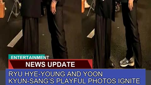 Ryu Hyeyoung and Yoon Kyunsangs Playful Photos