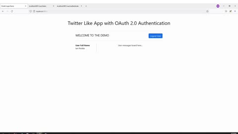 Student Work(Assignment )|CST8277 Assignment 4 output part 2 OOAuth Secure Flow in Java |Algonquin