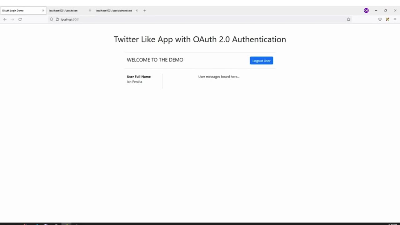 Student Work(Assignment )|CST8277 Assignment 4 output part 2 OOAuth Secure Flow in Java |Algonquin