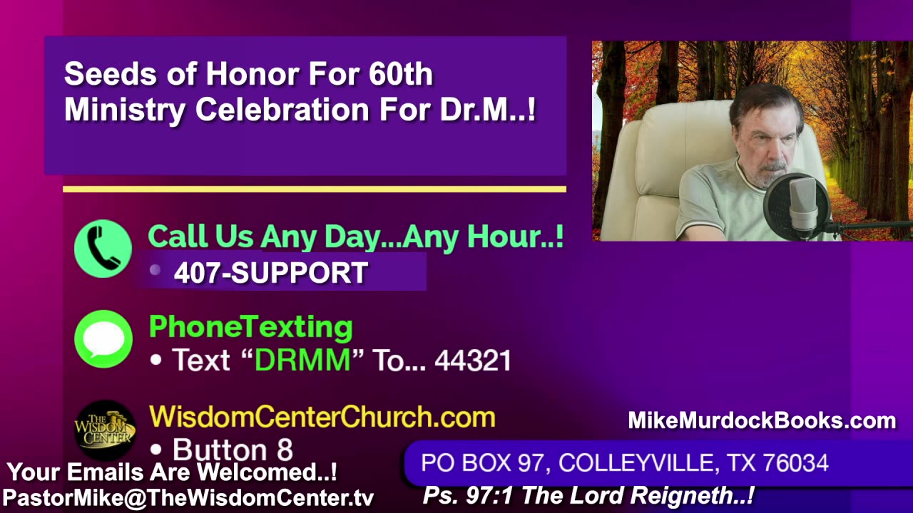 Tues. Sept. 16th - Life Notes Of Mike Murdock...!!!