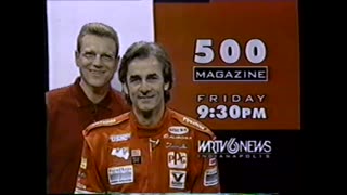 May 16, 1997 - WRTV 11 PM News Promo & Ed Sorensen / Arie Luyendyk '500 Magazine' Bumper