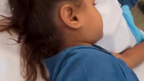 Child Lana Al-Basous miraculously survives after being shot in the head by a drone-fired bullet…