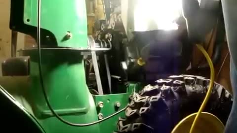 (NSFW) John Deere 928E Snow blower Auger belt change PT 1