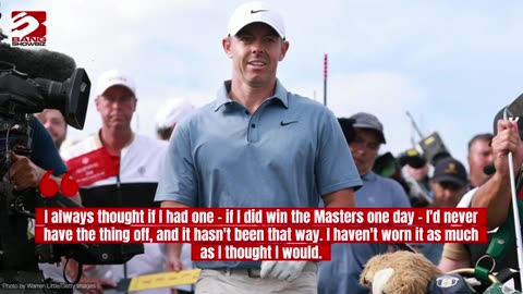 Rory McIlroy says he has hardly worn his Masters Green Jacket