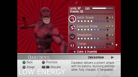 Ultimate Alliance 2 Dare Devil Voicelines