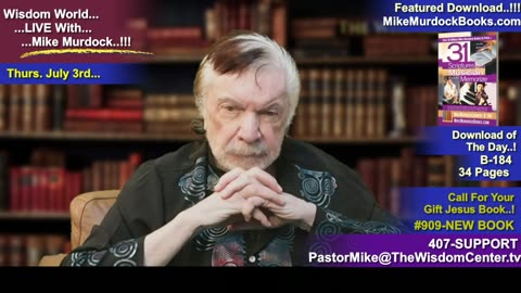 Re-Air: Wisdom World LIVE With Mike Murdock..!!!