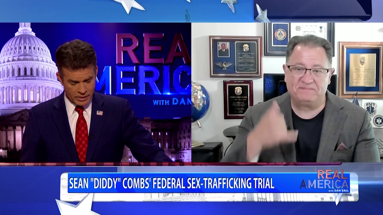 REAL AMERICA -- Dan Ball W/ Bob Bianchi, Week 2 P Diddy Trial Begins, 5/19/25