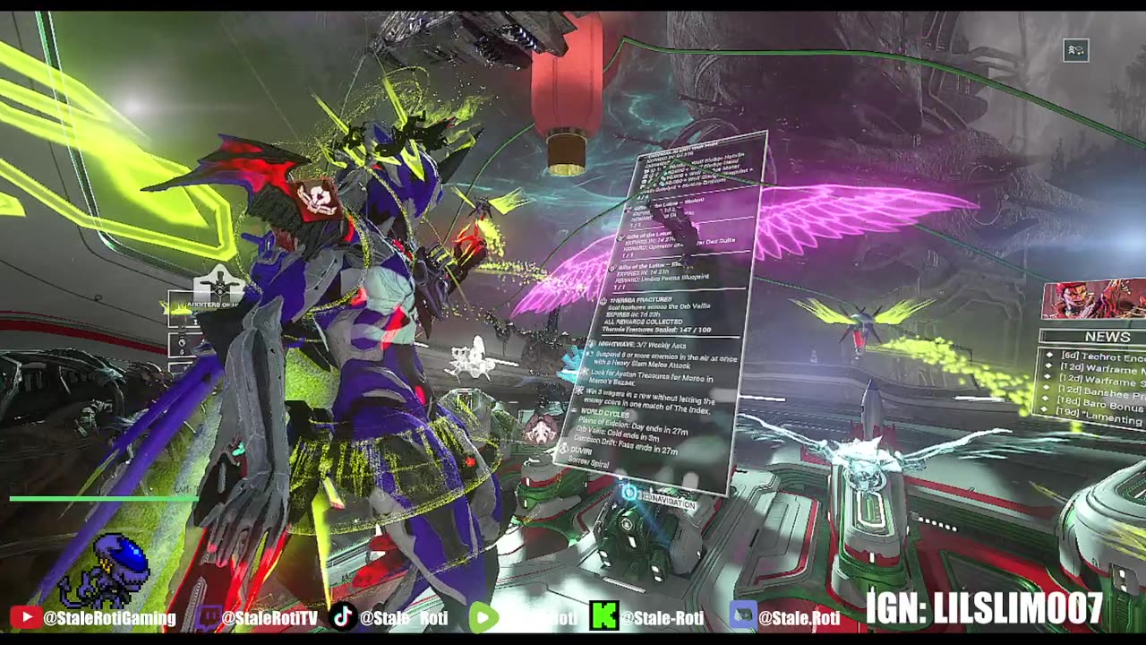 1 Hour of Warframe!