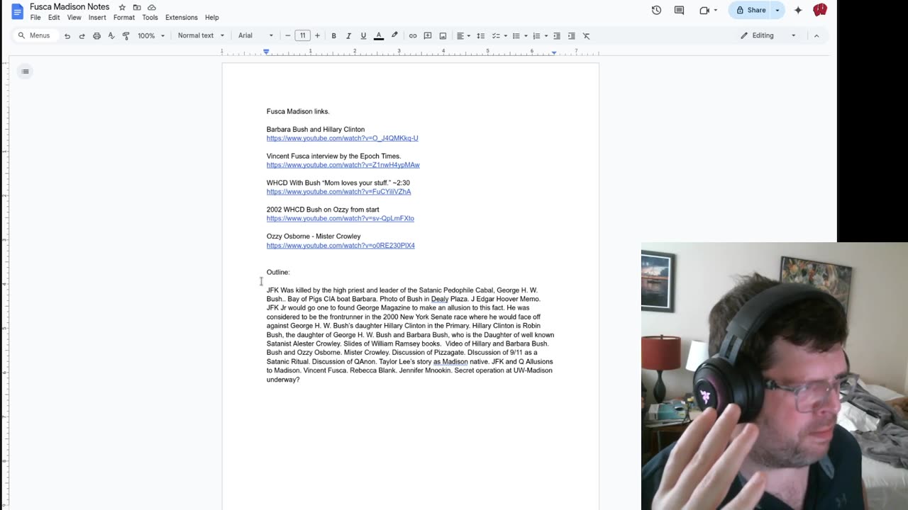 Status Update on JFK Jr video (2025.05.06)