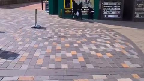 This is Derby, UK, in broad daylight.
