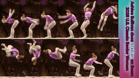 Prototype 167: Ashlee Sullivan does Arabian on Beam at U.S. Classic Senior Women