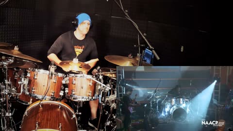 Incredible Stixx Taylor drumsolo w/John P Kee cover by Joel Hilbert
