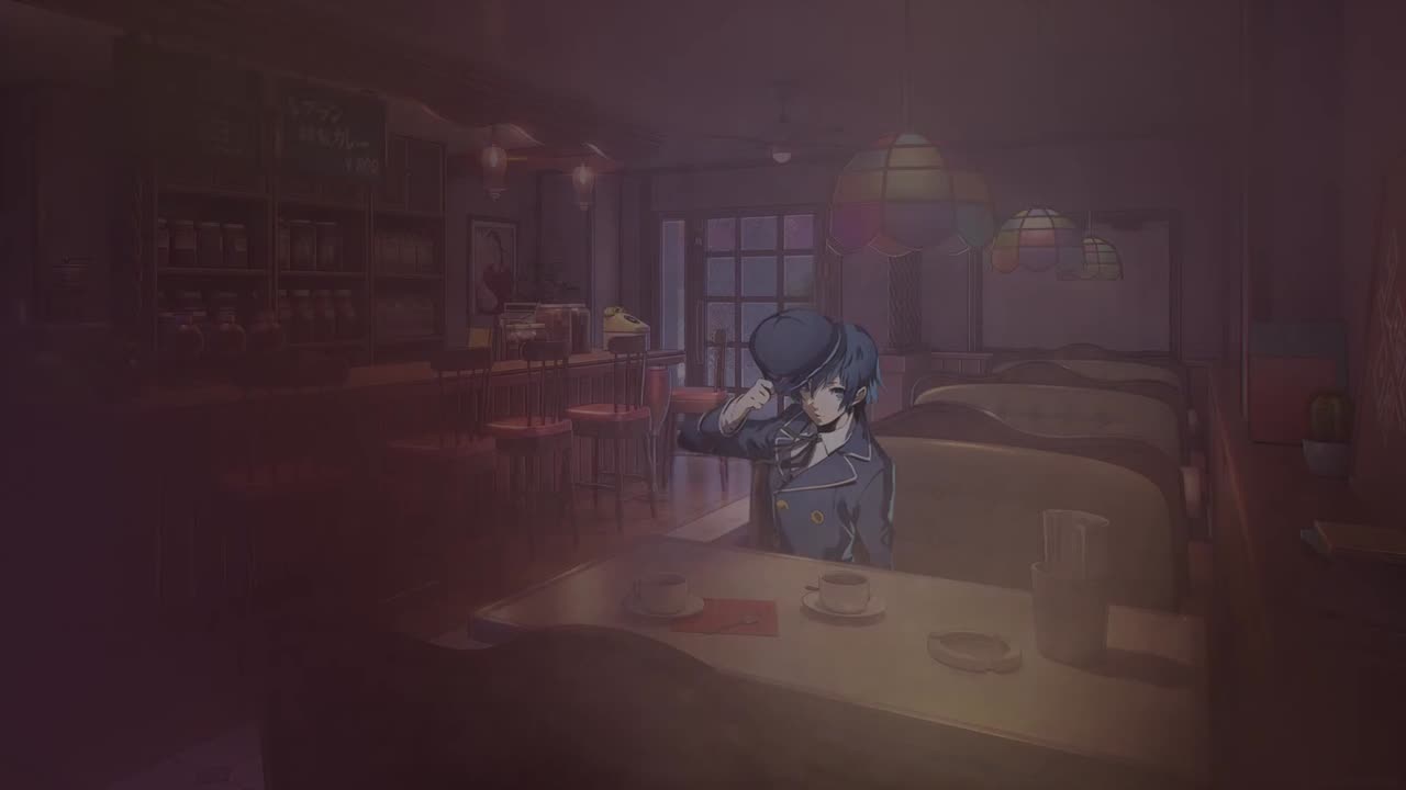 Naoto solves crime with you in a cafe on a rainy day, while you doze off, only half listening