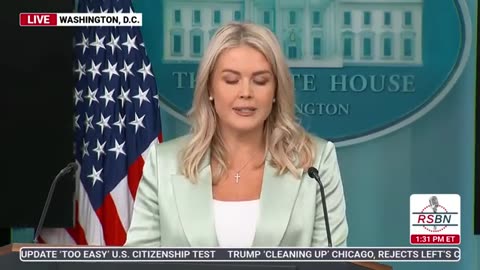 SEPTEMBER 9 2025 White House Press Secretary Karoline Leavitt Holds a Press Briefing