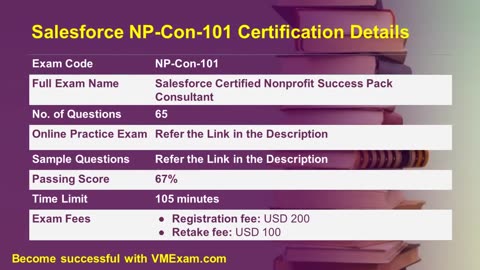 Salesforce NP-Con-101 Exam Guide | Study Tips & Resources