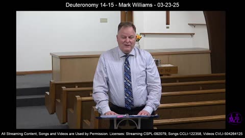 Deuteronomy 14-15 - Mark Williams - 03-23-25