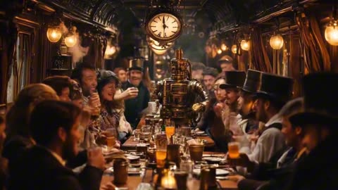 Steampunk - Steam Train Junction _ Clockwork City(720P_HD)