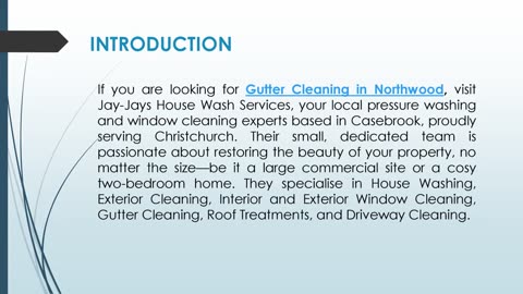 If you are looking for Gutter Cleaning in Northwood