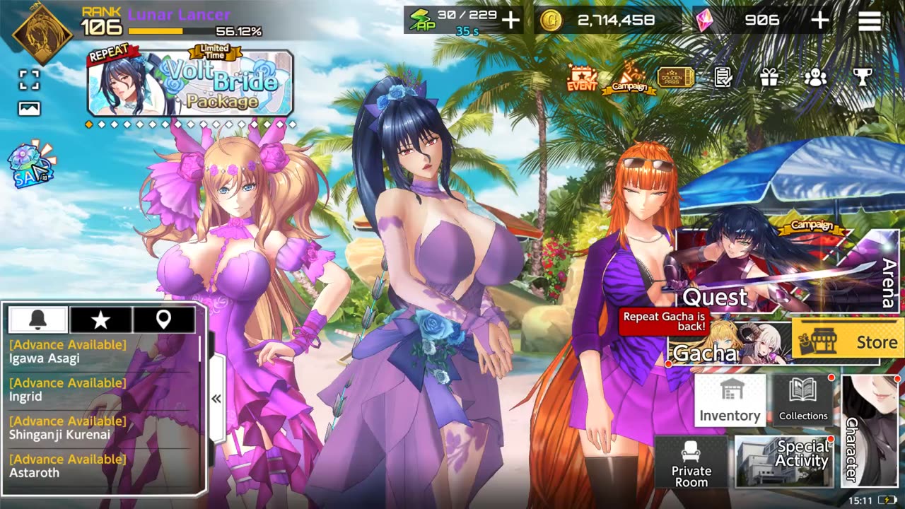 Rin & the June Bride wreck the Spider Queen / Action Taimanin