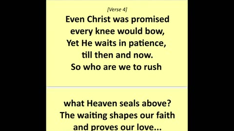 Waiting on the Promises original gospel song lyrics video