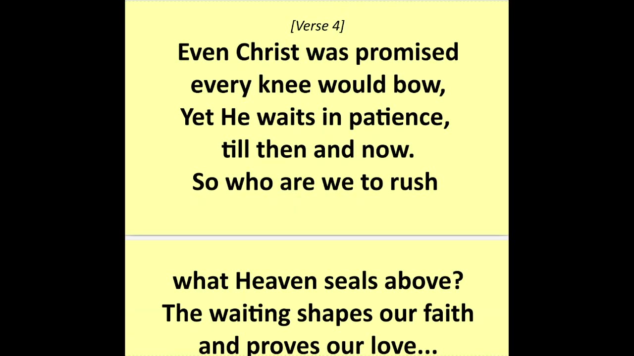 Waiting on the Promises original gospel song lyrics video