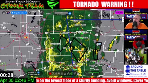 LIVE SEVERE WEATHER COVERAGE - Arkansas & Missouri Ozarks