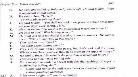 Does the Talmud Say Yeshua is Boiling in Excrement?