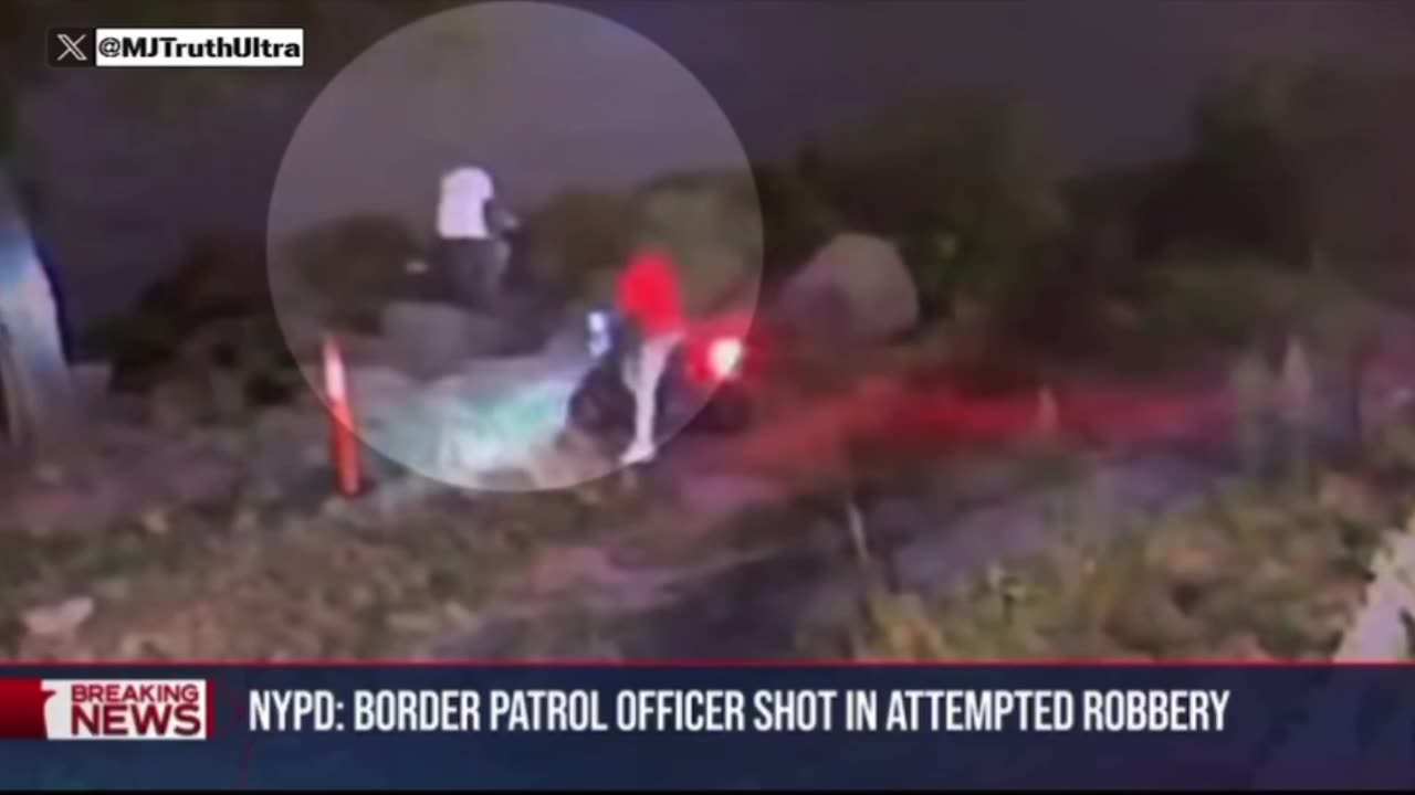 Off-duty Border Patrol agent shot in the Face by an Illegal Alien, in New York