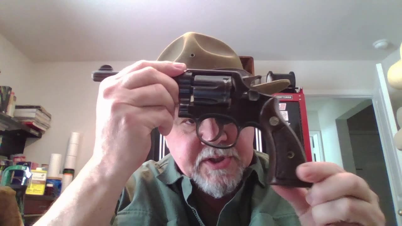 Smith & Wesson Hand Ejector 5" from the early 1950's
