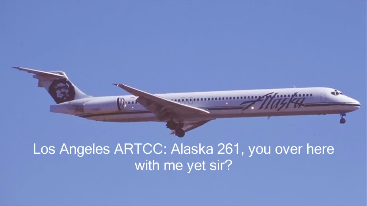 Scary cockpit audio Alaska Airlines Flight 261 crashed into the ocean killing all 88 onboard.