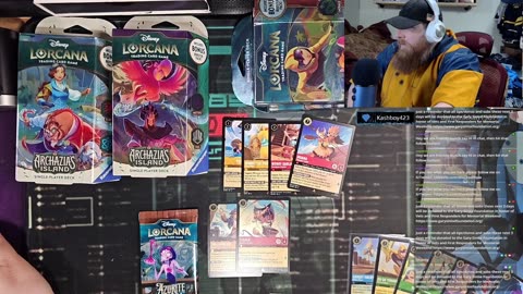 Charity Weekend Continues! TCG Saturdays! Opening Some Disney Lorcana Packs! | Aqua Opens Some Packs