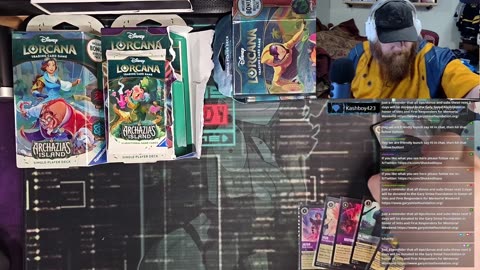 Charity Weekend Continues! TCG Saturdays! Opening Some Disney Lorcana Packs! | Aqua Opens Some Packs