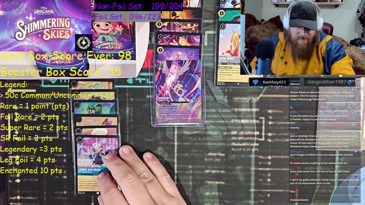 Charity Weekend Continues! TCG Saturdays! Opening Some Disney Lorcana Packs! | Aqua Opens Some Packs