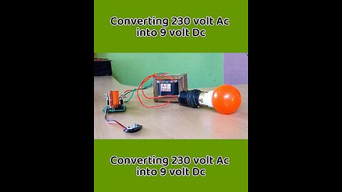 How to Convert 230V AC to 9V DC Conveniently