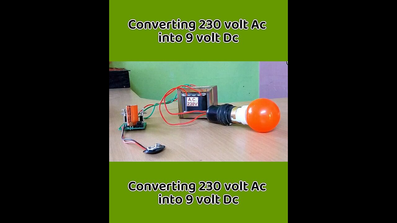 How to Convert 230V AC to 9V DC Conveniently