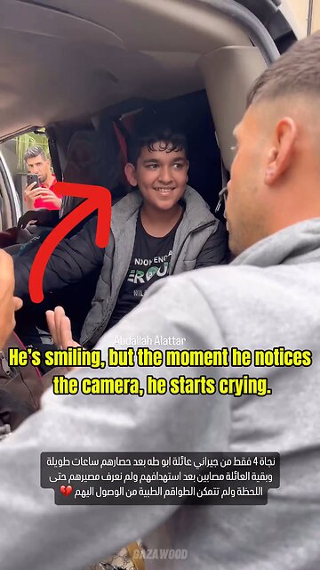 How fast can you switch from Happy and Smiling to Suffering and Crying? Only 1 second for Gazan kids