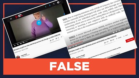 RAPPLER CONTENDS FALSE ❎ BILL GATES ADMITS COVID-19 VACCINE WILL PERMANENTLY ALTER 🧬 HUMAN DNA