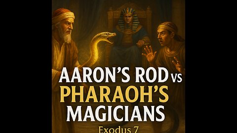 Aaron's Rod Becomes a Serpent | Exodus 7:1-13 (KJV) | Day 37