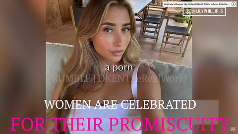 Women Are Celebrated For Their Promiscuity