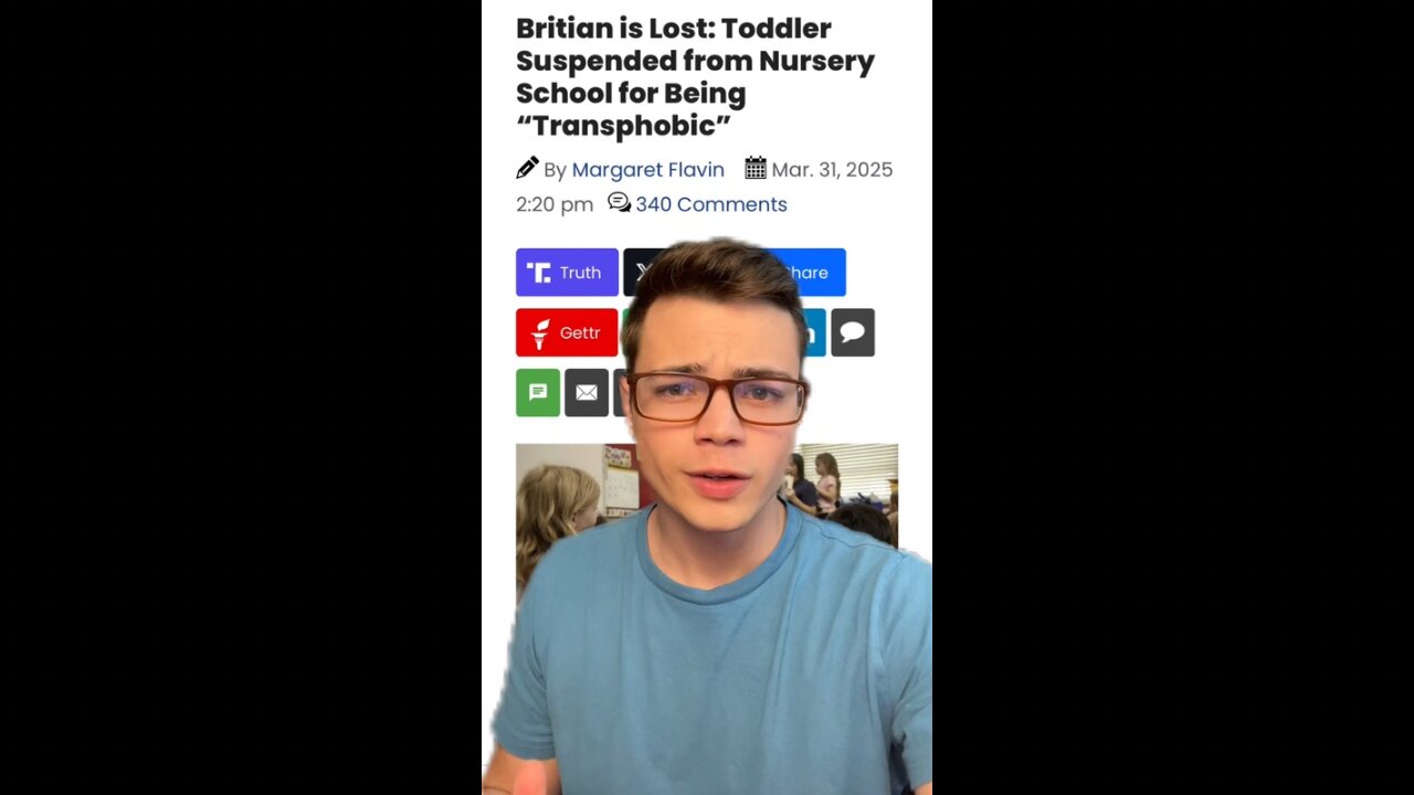 Victor Reacts: The UK Cracks Down on Transphobic Toddlers