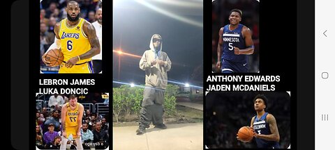LAKERS VS MINNESOTA PLAYOFF GM 3 ANTHONY EDWARDS JADEN MCDANIEL CRAZY GAME LEBRON JAME HEATA LUKA💪🏾🔵