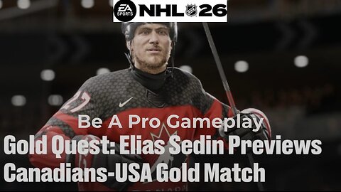 NHL 26 - Gold Medal Game Be A Pro