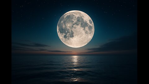 Whispers of the Moon: A Peaceful Nighttime Voyage