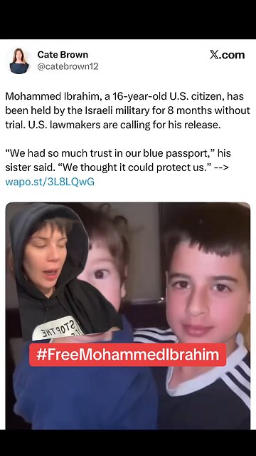 FREE MOHAMMED IBRAHIM NOW!!!