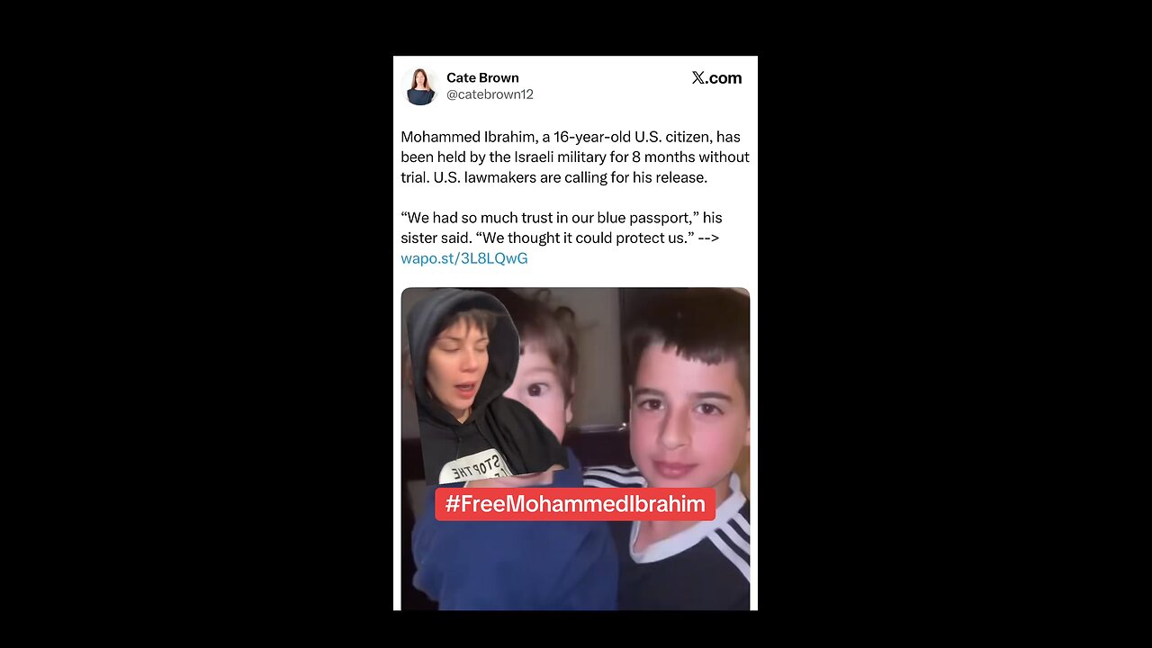 FREE MOHAMMED IBRAHIM NOW!!!