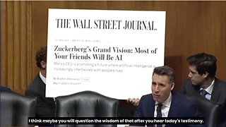Children are dead at the hands of Big Tech’s AI chatbots. Time 2 allow parents to SUE - Sen Hawley, "Pass my legislation & allow parents to SUE Big Tech into oblivion."