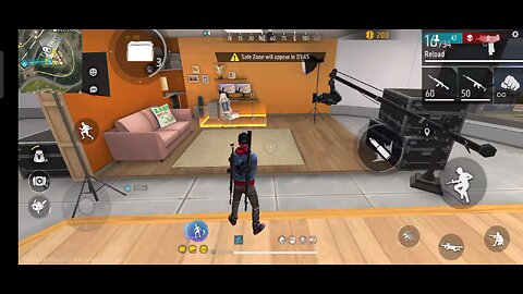 free Fire Play on gaming stodio gaming room