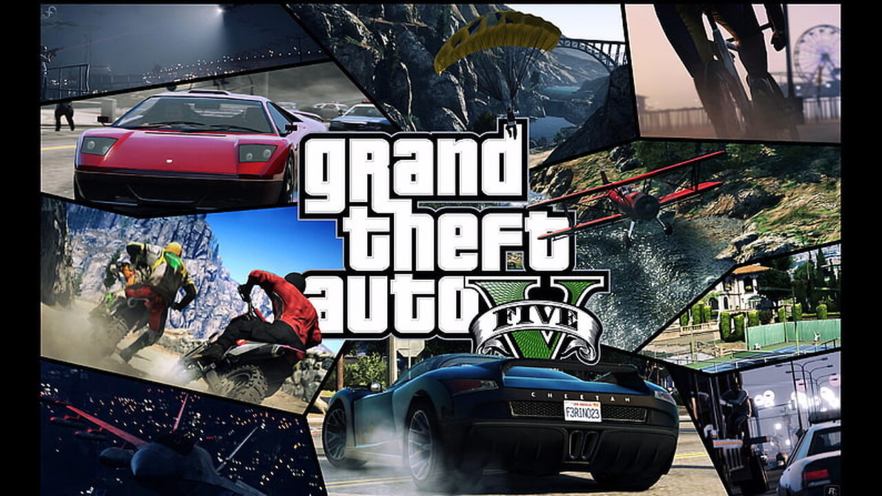 GTA V Gameplay – Satisfying GTA v mega ramp gameplay 🚙 ‎