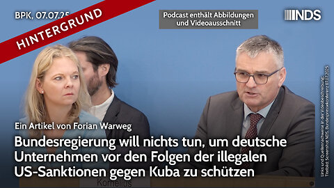 Regierung untätig bzgl. Schutz deutscher Unternehmen vor Folgen der US-Sanktionen gegen Kuba BPK HG