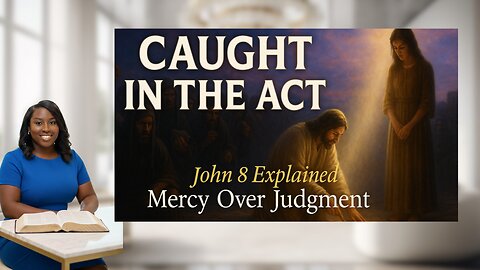 CAUGHT IN THE ACT? | John 8 Explained – Mercy Over Judgment & The Power of Forgiveness